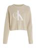 BLOWN UP CK LOOSE SWEATER classic beige