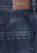 blue black random washed