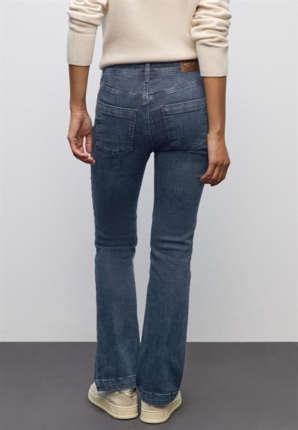 blue black random washed