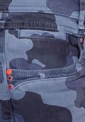 blue camouflage overdye