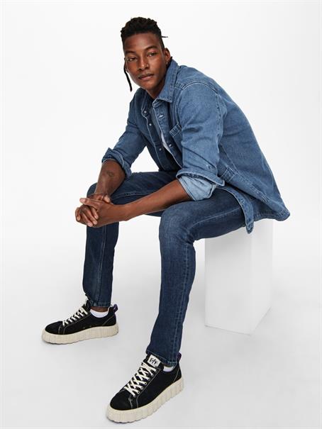 blue denim