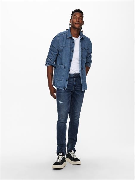 blue denim