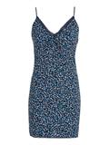 blue ditsy floral print