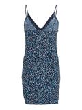 blue ditsy floral print
