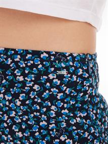 blue ditsy floral print