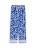blue flower tile design