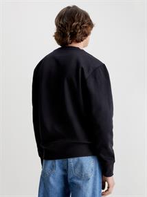 BLURRED ADDRESS LOGO CREW NECK ck black