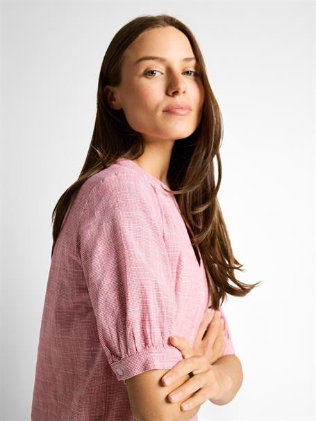 Bluse aus Baumwolle cozy pink