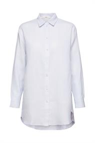 Bluse aus einem Leinenmix light blue