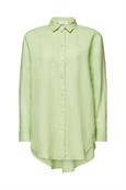 Bluse aus einem Leinenmix light green
