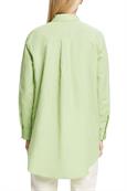 Bluse aus einem Leinenmix light green