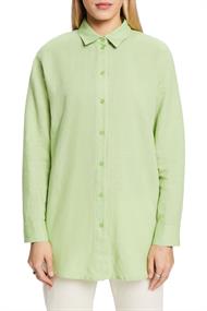 Bluse aus einem Leinenmix light green