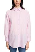 Bluse aus einem Leinenmix pink