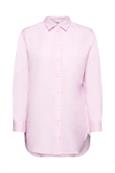 Bluse aus einem Leinenmix pink