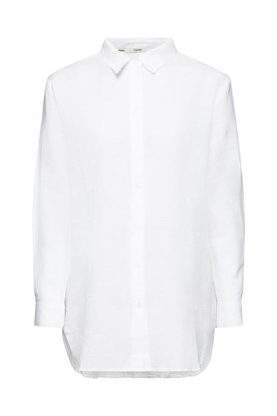 Bluse aus einem Leinenmix white