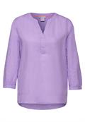 Bluse aus Leinenmischung smell of lavender