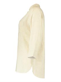 Bluse aus Leinenmix salbei