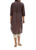 Bluse aus Lyocell-Mix braun