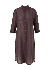 Bluse aus Lyocell-Mix braun