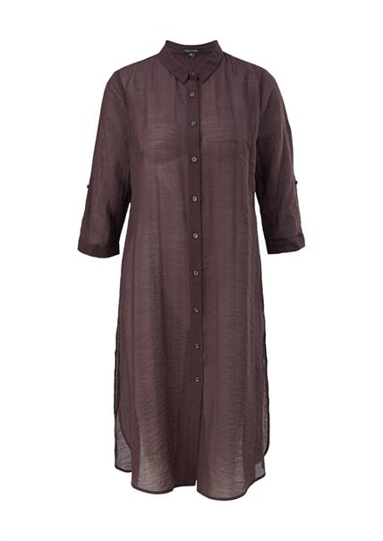 Bluse aus Lyocell-Mix braun