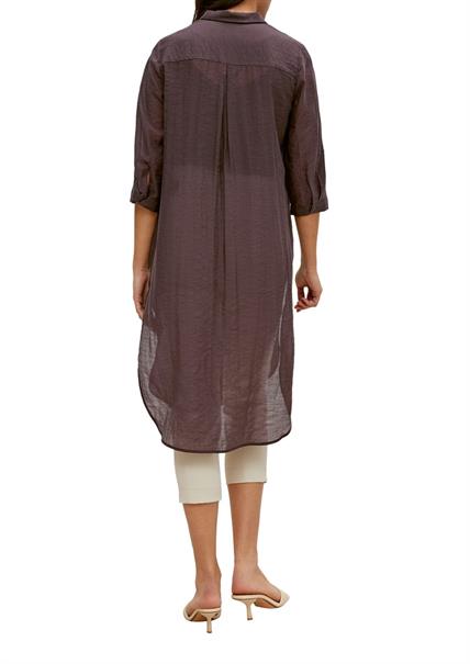 Bluse aus Lyocell-Mix braun