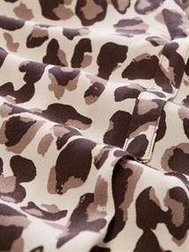Bluse aus Viskose brown beige leo print