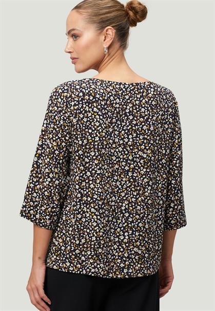 Bluse blackcream
