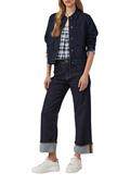 Bluse blau|mehrfarbig