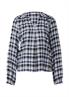 Bluse blau|mehrfarbig