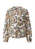 Bluse creme|mehrfarbig