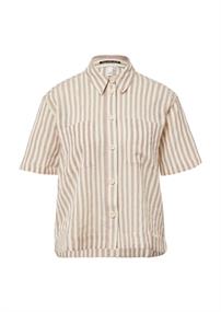Bluse creme|pink