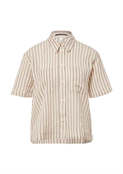 Bluse creme|pink