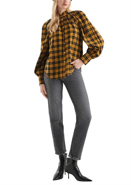 Bluse gelb|schwarz
