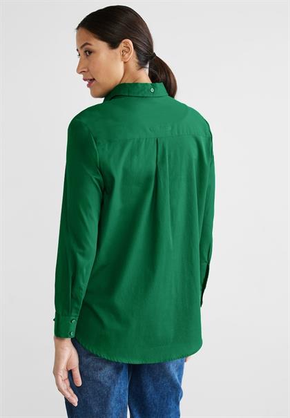 Bluse im Office Look brisk green