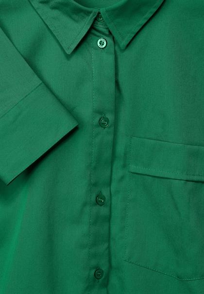 Bluse im Office Look brisk green