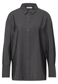 Bluse im Relaxed Fit lead grey