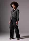 Bluse im Relaxed Fit lead grey