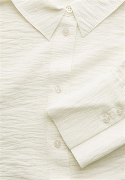 Bluse im Relaxed Fit off white