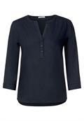 Bluse im Tunikastyle deep blue