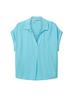 Bluse in Knitteroptik teal radiance