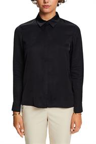 Bluse in Satinoptik black