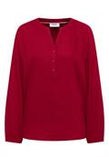Bluse in Unifarbe beaujolais red