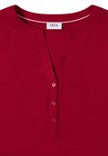 Bluse in Unifarbe beaujolais red