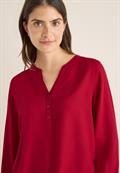 Bluse in Unifarbe beaujolais red