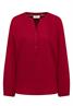Bluse in Unifarbe beaujolais red