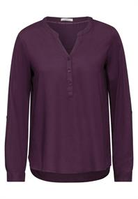 Bluse in Unifarbe beloved berry