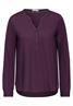 Bluse in Unifarbe beloved berry