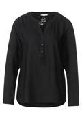 Bluse in Unifarbe black