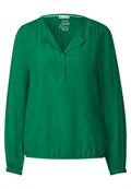 Bluse in Unifarbe brisk green