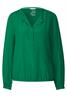 Bluse in Unifarbe brisk green